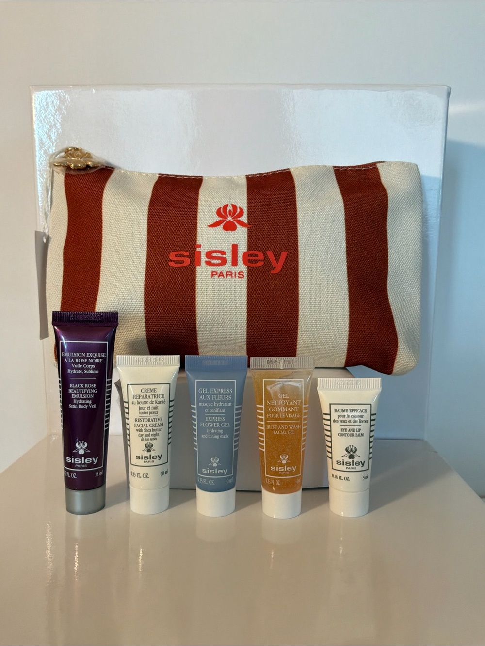 Sisley ⭐️Solar ⭐️ 2026 Summer Exclusive Pouch with NEW 5 DELUXE minis!